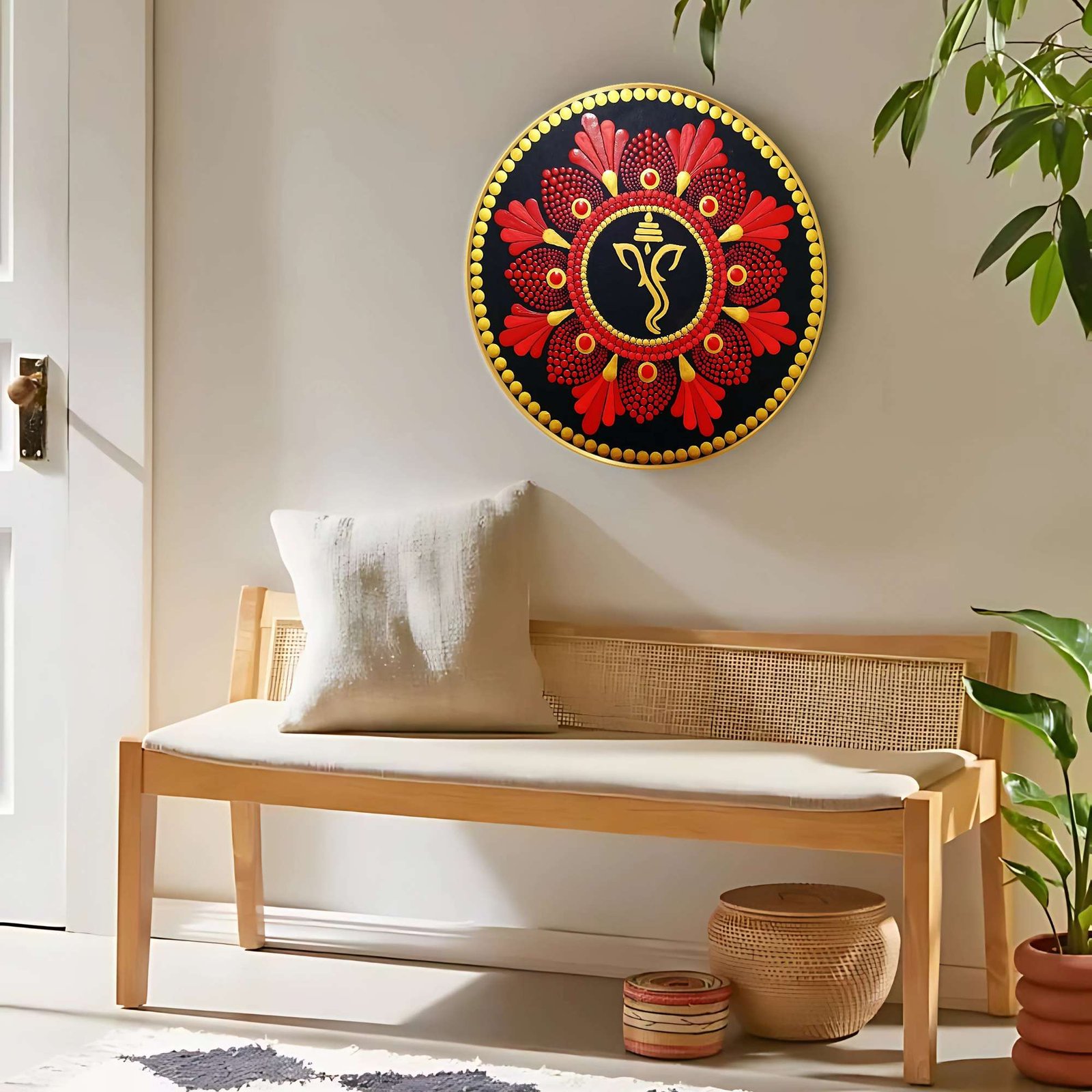 Round Wall Painting - Image 5